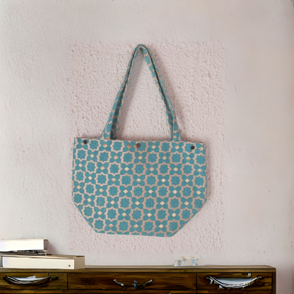 Sac en Tissu Traditionnel Marocain - Élégance Artisanale au Quotidien