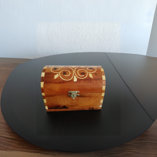 Coffret en bois de thuya – Marqueterie artisanale marocaine